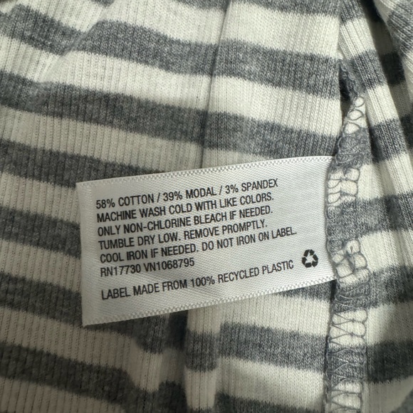 A New Day Ribbed Tank Top - grey striped - size: S - Picture 3 of 3